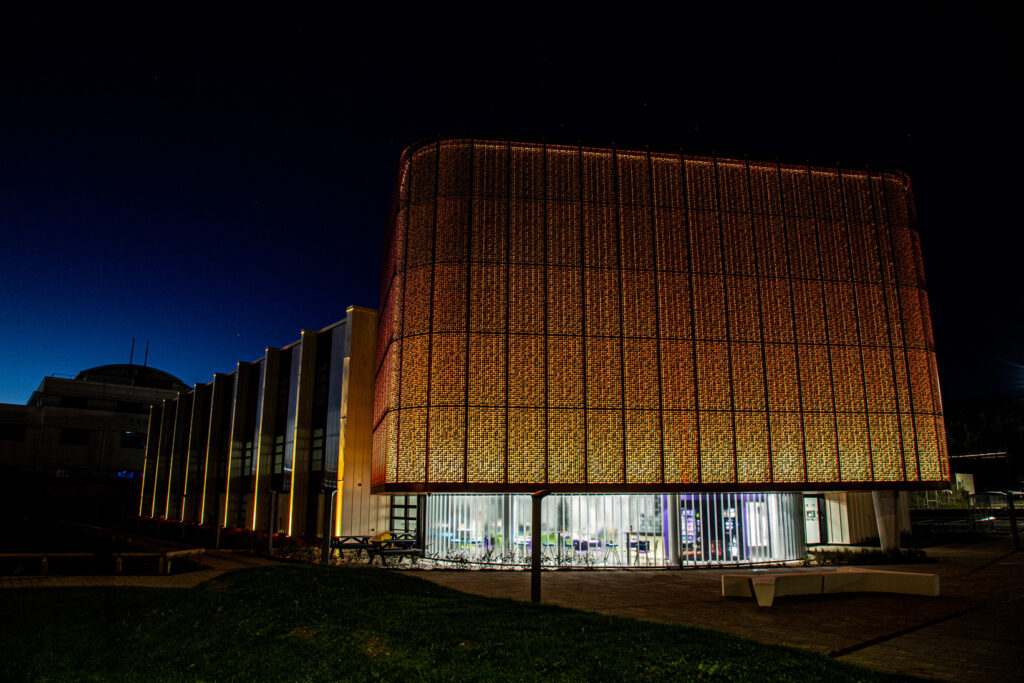 exterior commercial lighting design from award-winning lighting design consultants Michael Grubb Studio