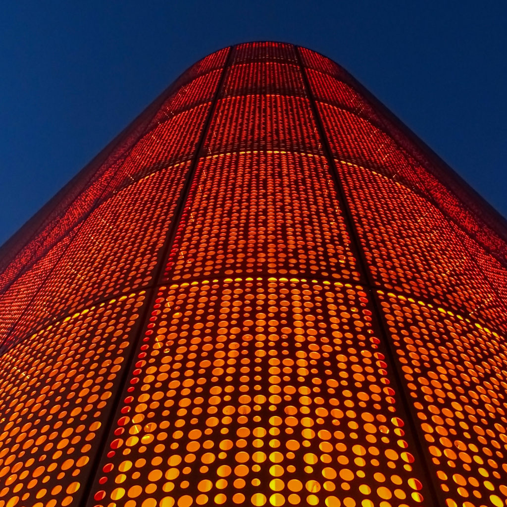 exterior commercial lighting design from award-winning lighting design consultants Michael Grubb Studio