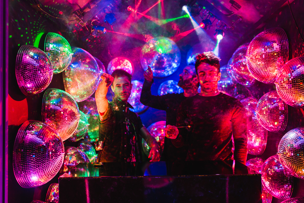 Light-art and interactive lighting installation for the arts festival by lighting designers Michael Grubb Studio