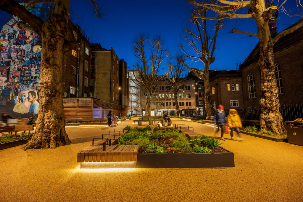 Lighting design for public realm for the west end project, London
