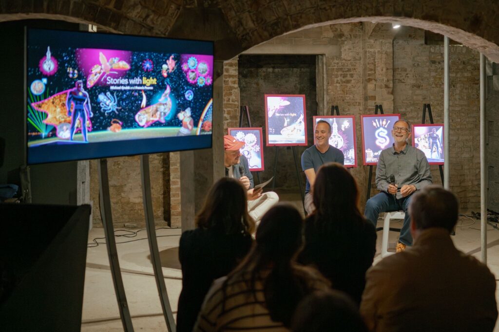 Stories with Light by Michael Grubb and Francis Pearce Book Launch at Clerkenwell Design Week 2025, sponsored by darc media. Event Photos by Anna Lozian