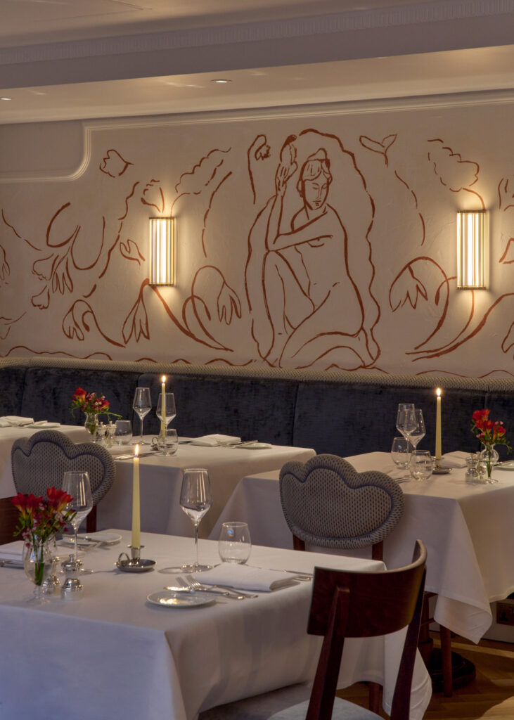 London commercial lighting scheme integrating decorative and discreet architectural lighting for luxury refurbishment projects.